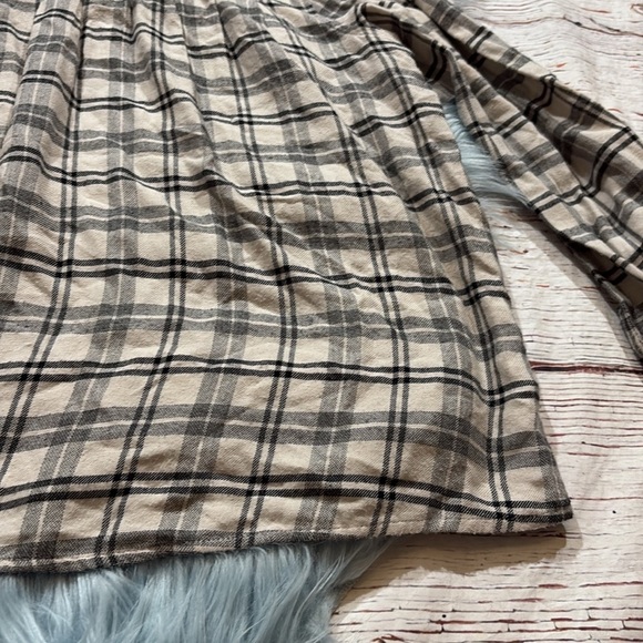 Rails Plaid Ariana Blouse in Ivory Onyx sz M - Picture 9 of 13